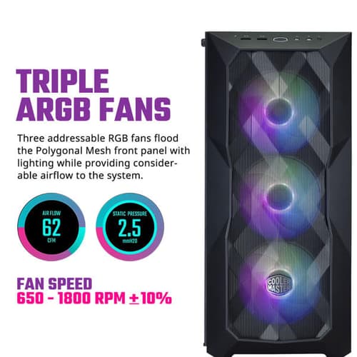 Cooler Master MasterBox TD500 Mesh (Black)